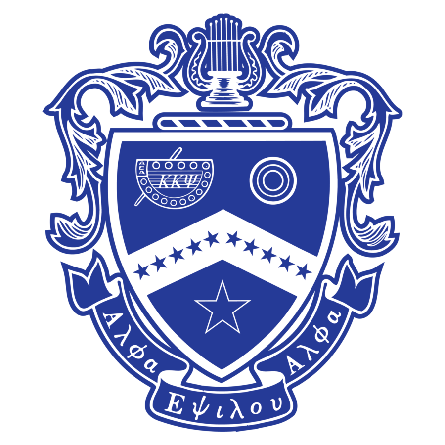 Psi Shield Blue and White